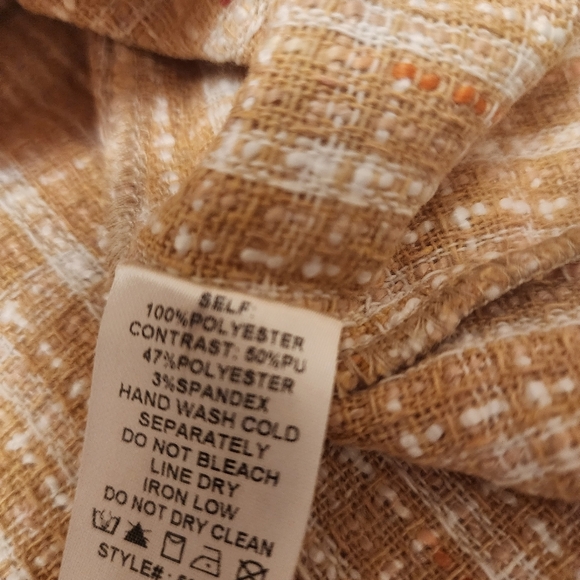 Tweed Button Mini Skirt - Picture 8 of 8